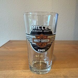 Vintage Harley Davidson 95th anniversary glass.